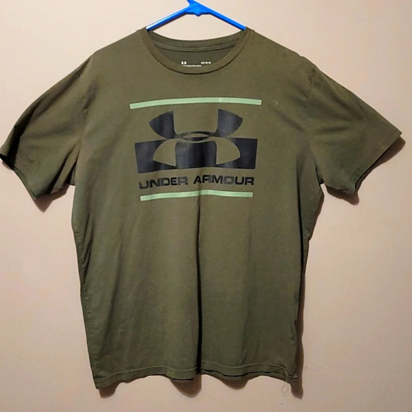 F9-UNDER ARMOUR: MENS SIZE LARGE, TSHIRT - Picture 1 of 4